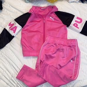 Baby puma tracksuit